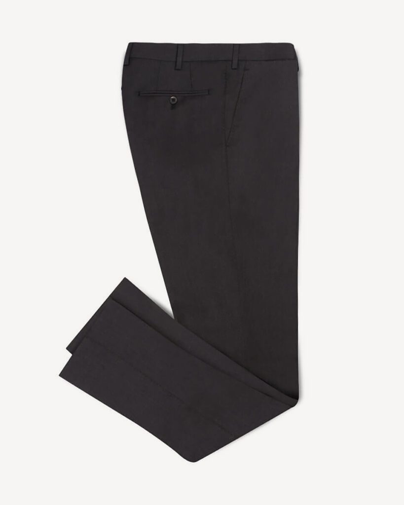Classic 4-seasonal Wool Trousers - Dark Grey